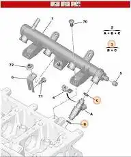 Кольцо уплотнительное форсунки PSA 1981 47