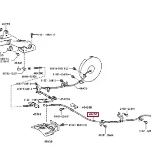 Трос ручного тормоза TOYOTA / LEXUS 4643060010