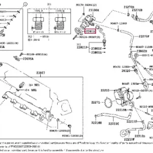 прокладка ТНВД! Toyota Avensis II 03-08 23915-46011 TOYOTA / LEXUS