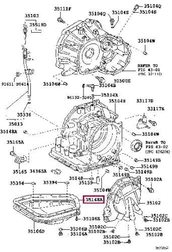 Прокладка масляного поддона TOYOTA / LEXUS 3516852010