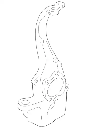 Кулак поворотный VAG 4G0407253B