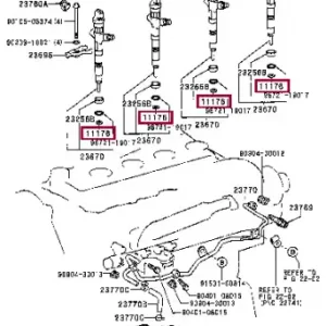 Кольцо регулировочное форсунки TOYOTA / LEXUS 1117630011
