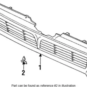 ЭМБЛЕМА РЕШЕТКИ РАДИАТОРА -MR 155576 MITSUBISHI