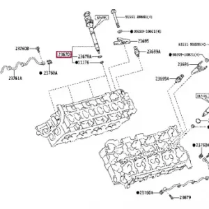 Топливная форсунка TOYOTA / LEXUS 23670-59037