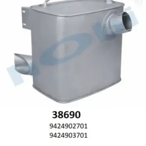 ГЛУШИТЕЛЬ ОСНОВНОЙ MB (БОЧКА) ПРЯМОУГОЛЬНЫЙ (ВСЕ МОДЕЛИ) ЕВРО 1 38690 HOBI