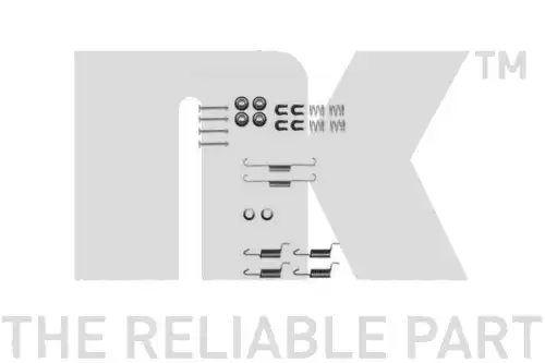 ремк-кт торм.колодок зад.! Mitsubishi Galant 2.0/2.5/2.4GD 96-04 7930788 NK