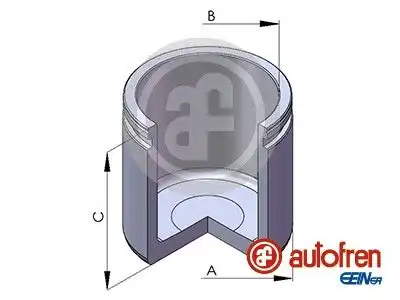 поршень суппорта передн.! d44 Brembo Iveco Daily II/Daily III 89> D025309 AUTOFREN