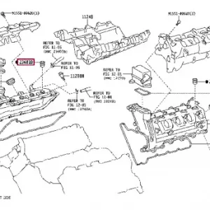 кольцо форсунки! Toyota 23681-51010 TOYOTA / LEXUS