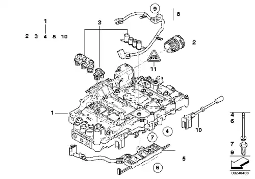 Клапан коробки переключения передач (КПП) BMW 24 33 7 617 803