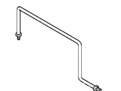 трубопровод тормозной !M10/M10-2436mm  BMW 1500-2000CS, 1502-2002tii, 3' E34 34 32 6 755 666