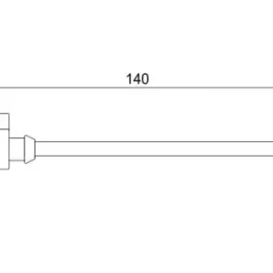 Датчик тормозных колодок BOSCH 1 987 474 566 электронный