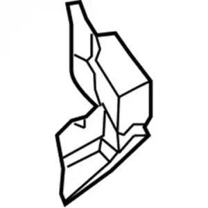 КУЗОВНОЙ КРОНШТЕЙН КРЕПЛЕНИЯ 975301F000 MOBIS