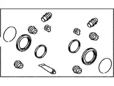 р/к дискового тормоза заднего! d38 Advics Toyota Camry 06-11/Rav4 III 05> 04479-33350 TOYOTA / LEXUS