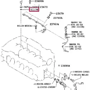 Кольцо уплотнительное форсунки TOYOTA / LEXUS 11176-26020
