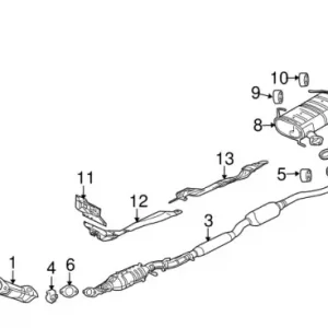 ГЛУШИТЕЛЬ 1571B134 MITSUBISHI