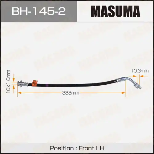 шланг тормозной! передний левый Datsun D22 97-02 BH-145-2 MASUMA