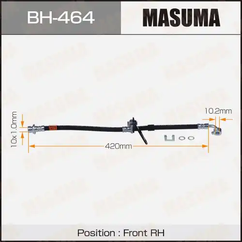 Шланг тормозной HONDA CIVIC 95-01 передний правый MASUMA BH464