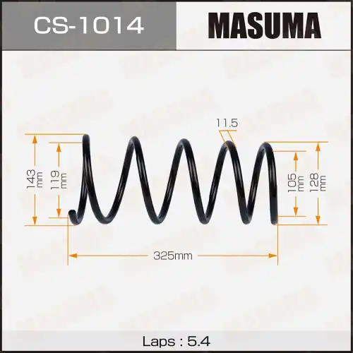 пружина передняя! Toyota Corsa/Tercel 90> CS-1014 MASUMA