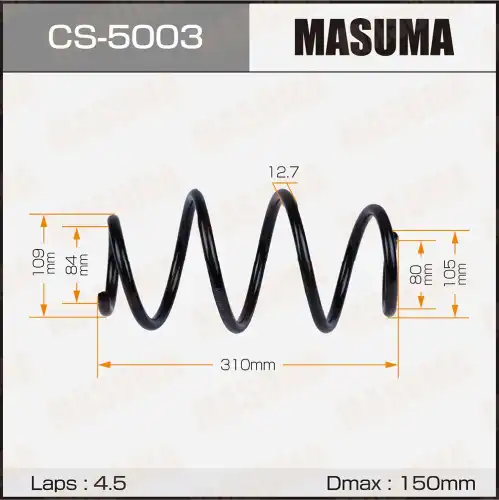 пружина подвески! перед. Honda Fit CS-5003 MASUMA