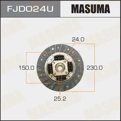 Диск сцепления MASUMA FJD024U