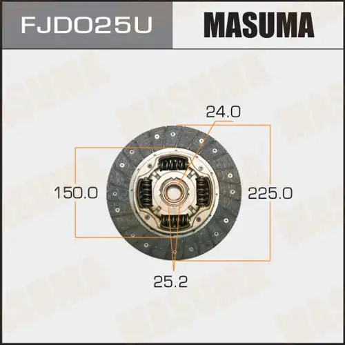 Диск сцепления MASUMA FJD025U