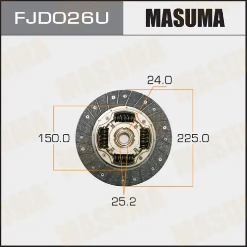 Диск сцепления MASUMA FJD026U