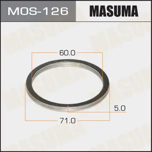 Прокладка глушителя MASUMA MOS126