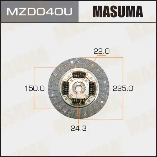 Диск сцепления MASUMA MZD040U