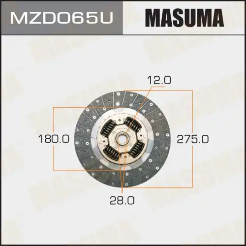 Диск сцепления MASUMA MZD065U