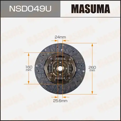 Диск сцепления MASUMA NSD049U