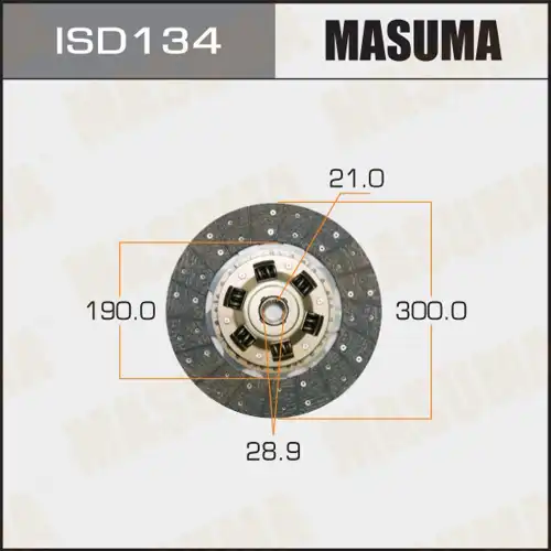 Диск сцепления MASUMA ISD134