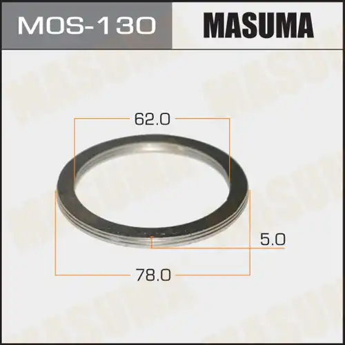 Прокладка глушителя MASUMA MOS-130