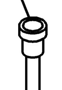 направляющая топливной форсунки! с 0-кольцом ISUZU 8980184620