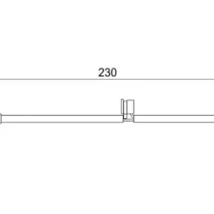 Датчик тормозных колодок BOSCH 1 987 474 569 электронный