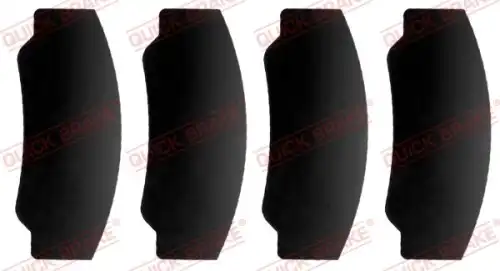 QB-W1213 FORD/VOLVO (1083/1084) противоскрипная пластина торм колодок (4) QUICK BRAKE