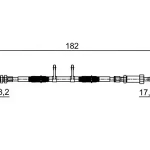 Трос ручного тормоза BOSCH 1 987 482 450