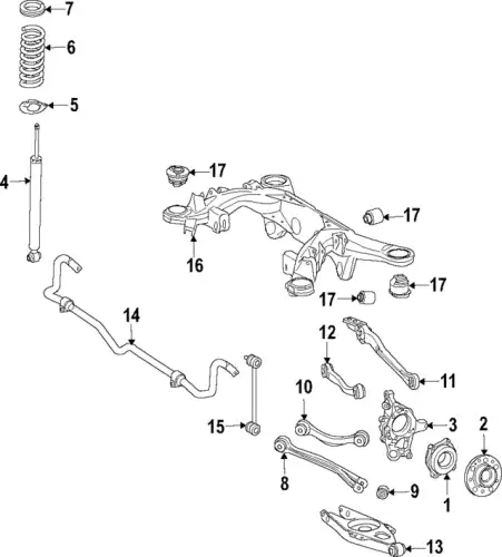 пружина задняя! MB X204 2.8-3.5/2.0-3.5CDI 08-15 204 324 65 04